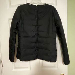 Muji recycled nylon packable down jacket